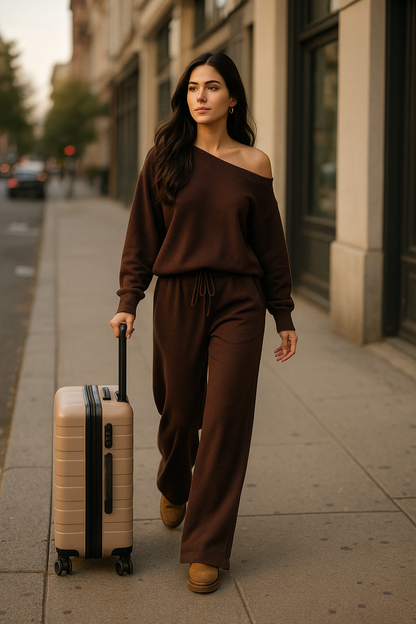 Cozy Lounge Set - Off Shoulder